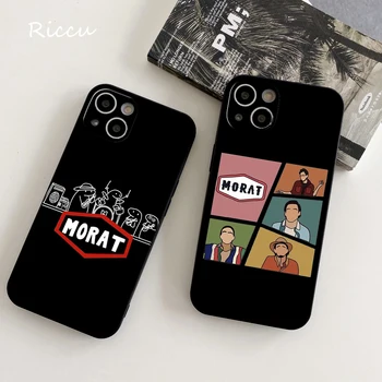Для iPhone 14 Morat Band Мягкий чехол для Iphone 14 11 12Pro 8 7 Plus X 13Pro MAX SE2020 XR XS Чехлы