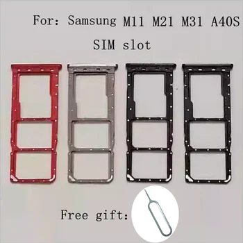 Для Samsung Galaxy M11 M21 M31 A40S Оригинальный Корпус Телефона Новый Адаптер для SIM-карты И слот для Держателя Лотка для карт Micro SD