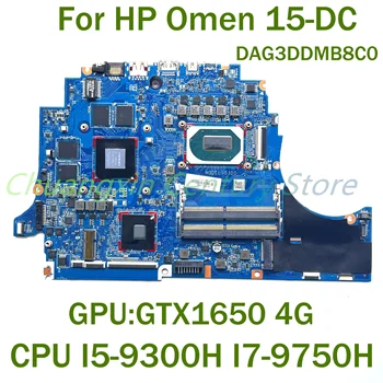 Для ноутбука HP Omen 15-DC материнская плата DAG3DDMB8C0 с процессором I5-9300H I7-9750H графический процессор: GTX1650 4G 100% Протестирован, полностью работает