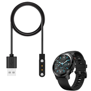 Док-станция для умных часов, адаптер зарядного устройства, Магнитный USB-кабель для зарядки, базовый шнур, провод для аксессуаров для смарт-часов Ticwatch GTX Sport