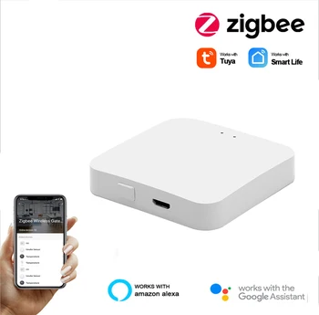 Домашний Центр Tuya Smart Home Zigbee WiFi GateWay Hub Работает С Alexa Google Home