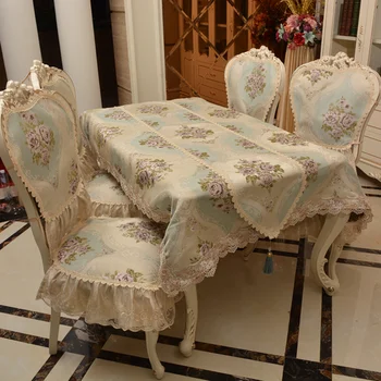 Европейская роскошная скатерть, вышитая Прямоугольная скатерть для свадебного банкета, Жаккардовое покрытие стола может быть изготовлено по индивидуальному заказу