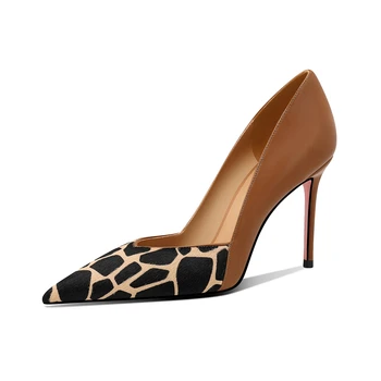 Женская обувь на очень высоком каблуке, летние босоножки Stilito, дизайнерские роскошные женские туфли-лодочки, удобные и элегантные, новинка для вечернего использования