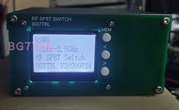 ЖК-дисплей BG7TBL 10 кГц-2,5 ГГц SP8T с однополюсным восьмипозиционным переключателем, переключатель с ЧПУ, переключатель с программным управлением, переключатель 8 select 1