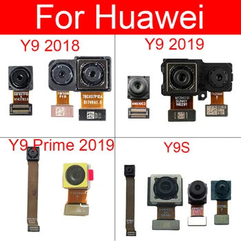 Задняя Основная Фронтальная Камера Для Huawei Y9S Y9 2018 2019 Y9 Prime 2019 STK-L21/L22 LTK-LX3 Передняя Маленькая Задняя Большая Камера Гибкий Кабель Часть
