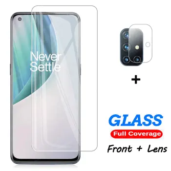 Закаленное стекло 2-в-1 для Oneplus Nord N10 5G Full Glas Защитная Пленка для объектива камеры Nord AC2001 AC2003 Защитное Стекло