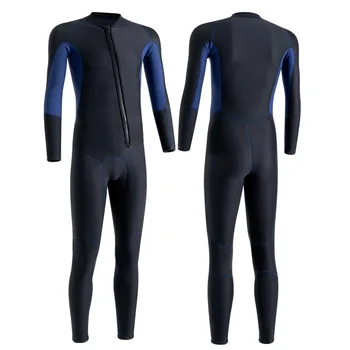 Зимний мужской гидрокостюм, 3 мм неопреновый водолазный костюм для всего тела, Подводная охота, подводное плавание, серфинг, гидрокостюм, толстый термальный купальник