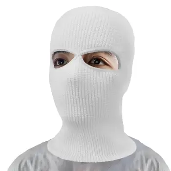 Зимняя маска для лица, вязаная лыжная маска для лица, Зимняя защита для лица и щиток, закрывающий все лицо на 3 отверстия, защита от холода, Теплые шапки Для женщин