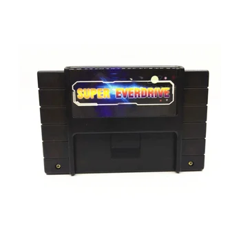 Игровая карта Super 800 в 1 Pro Remix для 16-разрядной консоли SNES Super, черная
