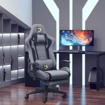 Игровое Офисное Кресло С Вращающимся Подъемником Компьютерное Кресло для Youtuber Home С Сидячей Поддержкой Талии Высококачественное Гоночное Кресло LOL