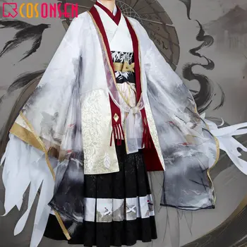 Игровой костюм для косплея Onmyoji Matsuyoi Ubume, Необычное кимоно, платье на Хэллоуин, косплей, сделанный
