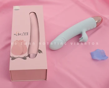 Игрушки для взрослых, женский фаллоимитатор с подогревом в точке G, Двойной вибратор, вагинальная стимуляция клитора, Магнитные USB-перезаряжаемые секс-игрушки для женщин