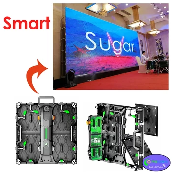 Интернет-магазин Shenzhen Online Shop Stage background внутренний светодиодный видеодисплей P3.91 Rgb Внутренняя светодиодная панель Smart Connection