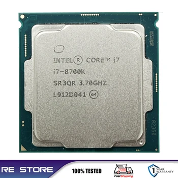 Используемый шестиядерный двенадцатипоточный процессор Intel Core i7-8700K i7 8700K с частотой 3,7 ГГц 12M 95W LGA 1151