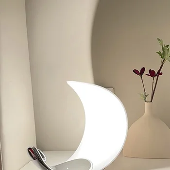 Итальянская настольная лампа Moon для гостиной, Роскошная Атмосфера, Перезаряжаемый Светильник, Прикроватная лампа для спальни, кабинет