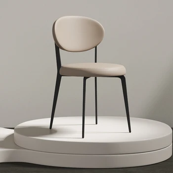 Итальянский обеденный стул Домашний Современный минималистичный дизайнерский стул Со спинкой, обеденный стол, стул для столовой в скандинавском стиле