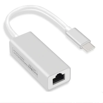 Кабель-адаптер USB3.1 Type C USB-C к сетевой карте RJ45 Ethernet, сетевой кабель-конвертер для ноутбука Macbook