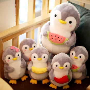 Кавайный Пингвин Плюшевые Игрушки Мягкие Куклы Животных Милые Куклы-Пингвины для Детей, Подарки на День Рождения Для Маленьких Девочек