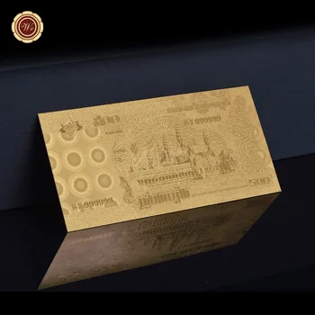 Камбоджа 500 Риэлей Позолоченная Памятная Банкнота Вызов Банкноты Сувенир Бизнес Подарок для Коллекции Домашнего Декора