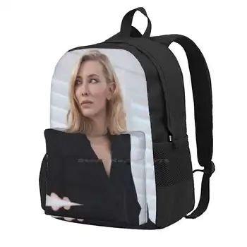 Кейт Бланшетт Школьные сумки Дорожный рюкзак для ноутбука Кейт Бланшетт Oceans 8 Кэрол в эфире Сара Полсон Милф