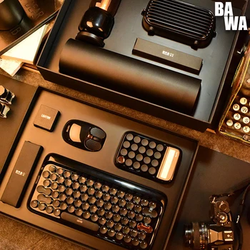 Клавиатура Lofree, мышь, беспроводной механический набор, пишущая машинка Ink Gold, клавиатура Bluetooth с подсветкой, калькулятор, настольный компьютер для игрового ноутбука