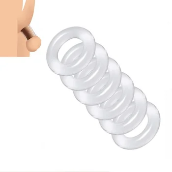 Кольца для языка, кольцо для члена для мужчин, секс-игрушка для мужчин, крышка для пениса, Мужская мастурбация, Сексуальные аксессуары для пары, игрушки с вакуумным вибратором