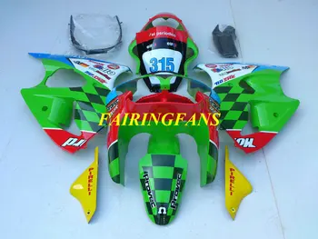 Комплект Мотоциклетных Обтекателей для KAWASAKI Ninja ZX6R 636 00 01 02 ZX 6R 2000 2001 2002 ZX-6R Инжекционный Красочный Кузов