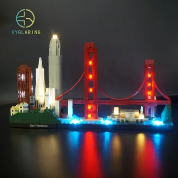 Комплект светодиодной подсветки Kyglaring для LEGO 21043 Architecture San Francisco Light Set (не включает модель)