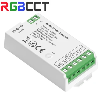 Контроллер Светодиодной Ленты Mini 2,4 ГГц для 2835 5050 FCOB Светодиодная лента 2pin DIM 3pin CCT 4pin RGB 5pin RGBW RGBCW 6pin RGBCCT 5V-24V
