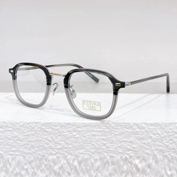 Корейский стиль, модные дизайнерские мужские и женские брендовые оптические очки, круглая ацетатная оправа для очков при пресбиопии, очки для близорукости