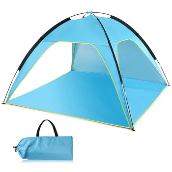 Легкая пляжная палатка, солнцезащитный козырек, навес от ультрафиолетового излучения, палатка для кемпинга, рыбалки, кемпинга, пеших прогулок.