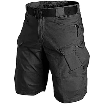Летние мужские шорты-карго для пеших прогулок, дышащие спортивные брюки для пеших прогулок, Водонепроницаемые рабочие брюки большого размера, Лидер продаж
