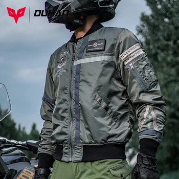 Летняя мотоциклетная куртка DUHAN, мужская дышащая мотоциклетная куртка Chaqueta, сетчатая куртка для езды на мотоцикле со съемным протектором