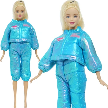 Лимитированная кукольная одежда для куклы Барби 12 дюймов, высококачественное пальто оверсайз, Милая футболка, брюки-брейсы, повседневная одежда, детские аксессуары, игрушки