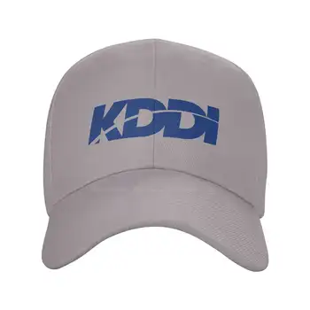 Логотип KDDI Corporation Модная качественная Джинсовая кепка Вязаная шапка Бейсболка