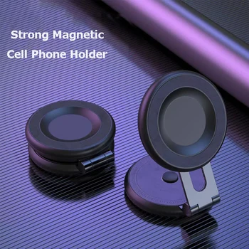Магнитный Автомобильный Держатель Телефона Для iPhone 14/13/12 MagSafe Mobile Подставка Для Мобильного Телефона Стойка Смартфона для Tesla Модель 3 Y Магнитное Крепление