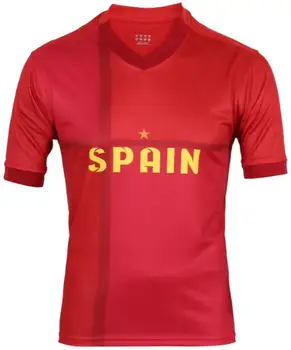 Майка сборной Испании 2023, Мужские футболки европейского размера, повседневная футболка для мужчин, модные футболки для фанатов, Джерси, уличная одежда Caputo