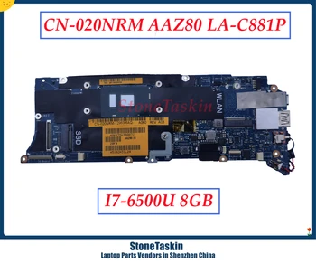 Материнская плата StoneTaskin CN-020NRM 020NRM 20NRM Для XPS 13 9350 Материнская плата ноутбука AAZ80 LA-C881P с процессором SR2EZ i7-6500U 8 ГБ оперативной памяти