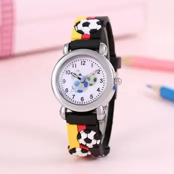 Милые Детские часы, Часы для мальчиков, Детские спортивные наручные часы, Футбольные Кварцевые часы с мультяшным рисунком, подарок для девочек Montre Enfant