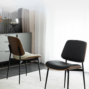 Минималистичный офисный стул для ресторана, Современный стул для отдыха в гостиной со спинкой, Обеденный Обеденный стол Cadeira, Набор мебели