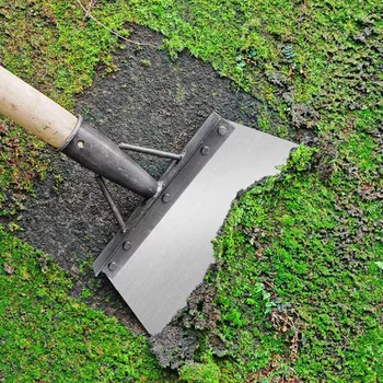 Многофункциональная лопата для уборки, прополка из нержавеющей стали, ручная лопата для сада на открытом воздухе, утолщенное лезвие для посадки сельскохозяйственных культур.