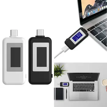 Многофункциональный USB-тестер C ЖК-дисплеем, цифровой ток, напряжение, зарядное устройство, Монитор емкости, измеритель мощности, температуры, времени