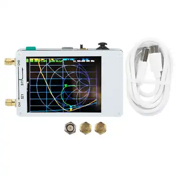 Многофункциональный комплект векторного анализатора VNA с 2,8-дюймовым TFT-дисплеем белого цвета с частотой 10 кГц - 1,5 ГГц Векторный анализатор