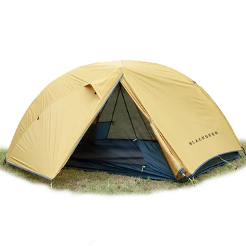 Модернизированная Сверхлегкая палатка на 2 персоны, 20D Нейлон, ткань с силиконовым покрытием, Водонепроницаемые туристические палатки для кемпинга на открытом воздухе 1,47 кг