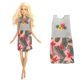 Модное платье, мини-юбка, повседневная одежда, платье, милая одежда для куклы 1/6, юбка для аксессуаров для куклы Барби