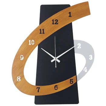 Модные настенные часы в скандинавском стиле для гостиной, простые креативные и персонализированные настенные часы для художников, современный дизайн