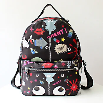 Модный Женский нейлоновый рюкзак, высококачественная женская сумка через плечо, школьные сумки для девочек, водонепроницаемая повседневная Женская Маленькая дорожная сумка для ноутбука