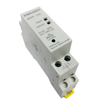 Модуль переключателя Wi-Fi на DIN-рейке Приложение TUYA Smart Control Контактор переменного тока