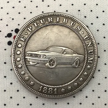 Монета Morgan Tramp, ретро монета для спортивного автомобиля, памятная монета для спортивного автомобиля, подарочный сувенир, счастливая монета, монета для спортивного автомобиля