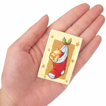 Мультяшный покер, милый детский супер маленький мини-мишка, внешняя торговля, 53* 38 мм